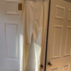 NWT - Coldwater Creek - Cream colored Holly pants - Size 16 - lightweight